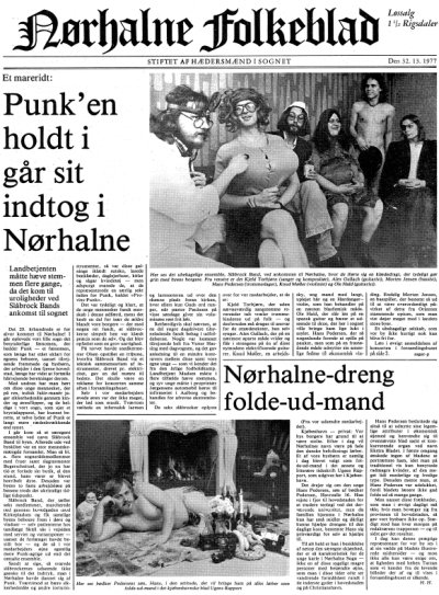 Nrhalne Folkeblad, side 1. Klik for download af 1Mb .pdf